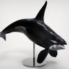 Orca sculpted in Zbrush and rendered in Keyshot.  Private commission printed and painted for collector.